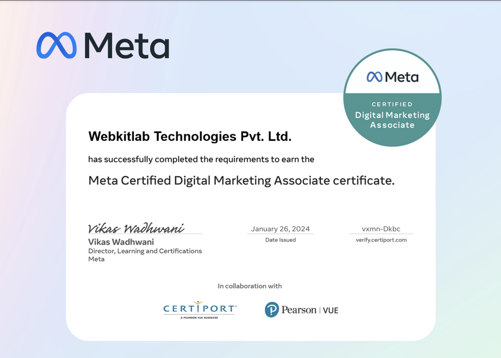 Meta Certified Agency