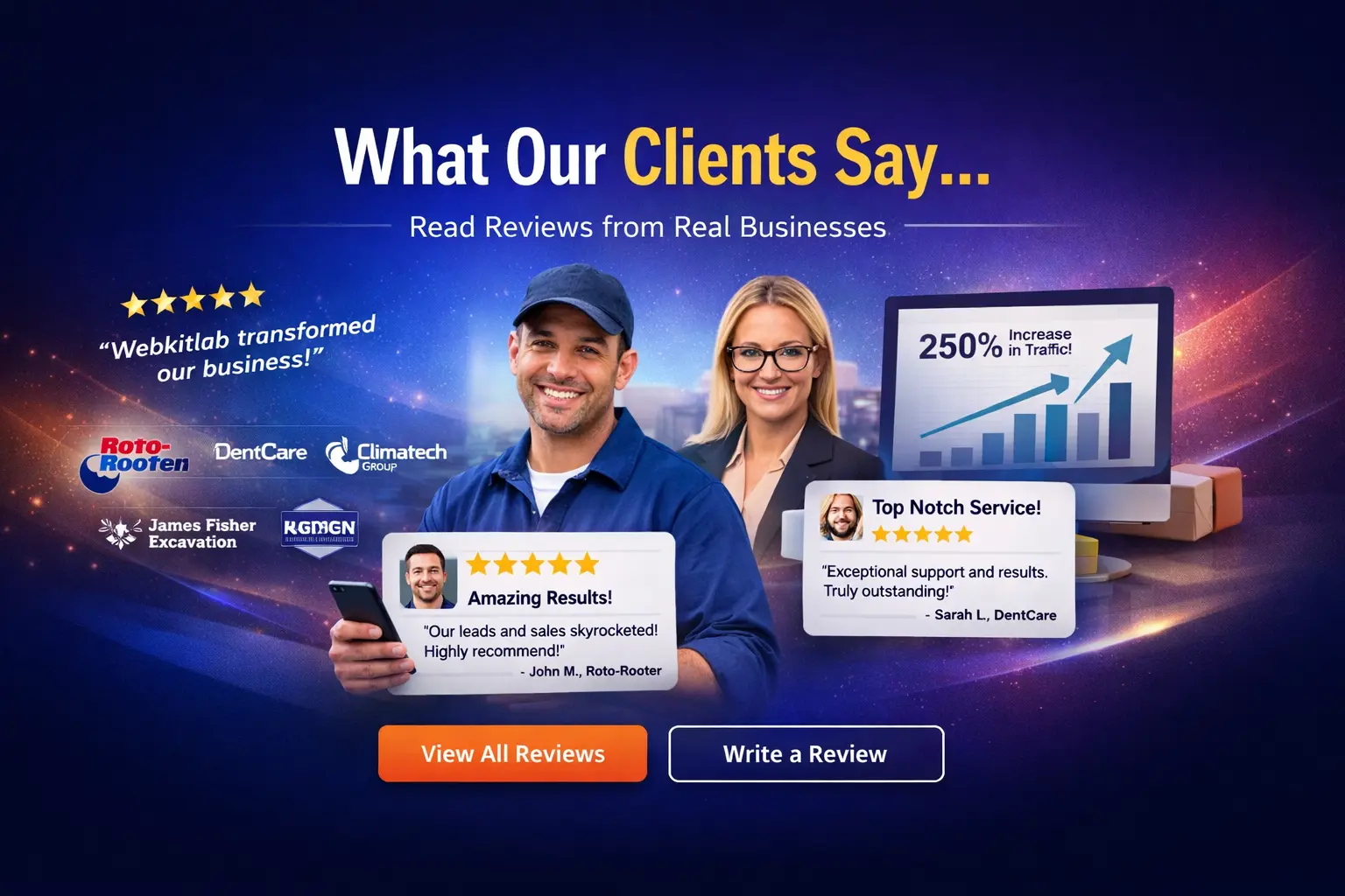 Client Reviews and Testimonials - Webkitlab Technologies