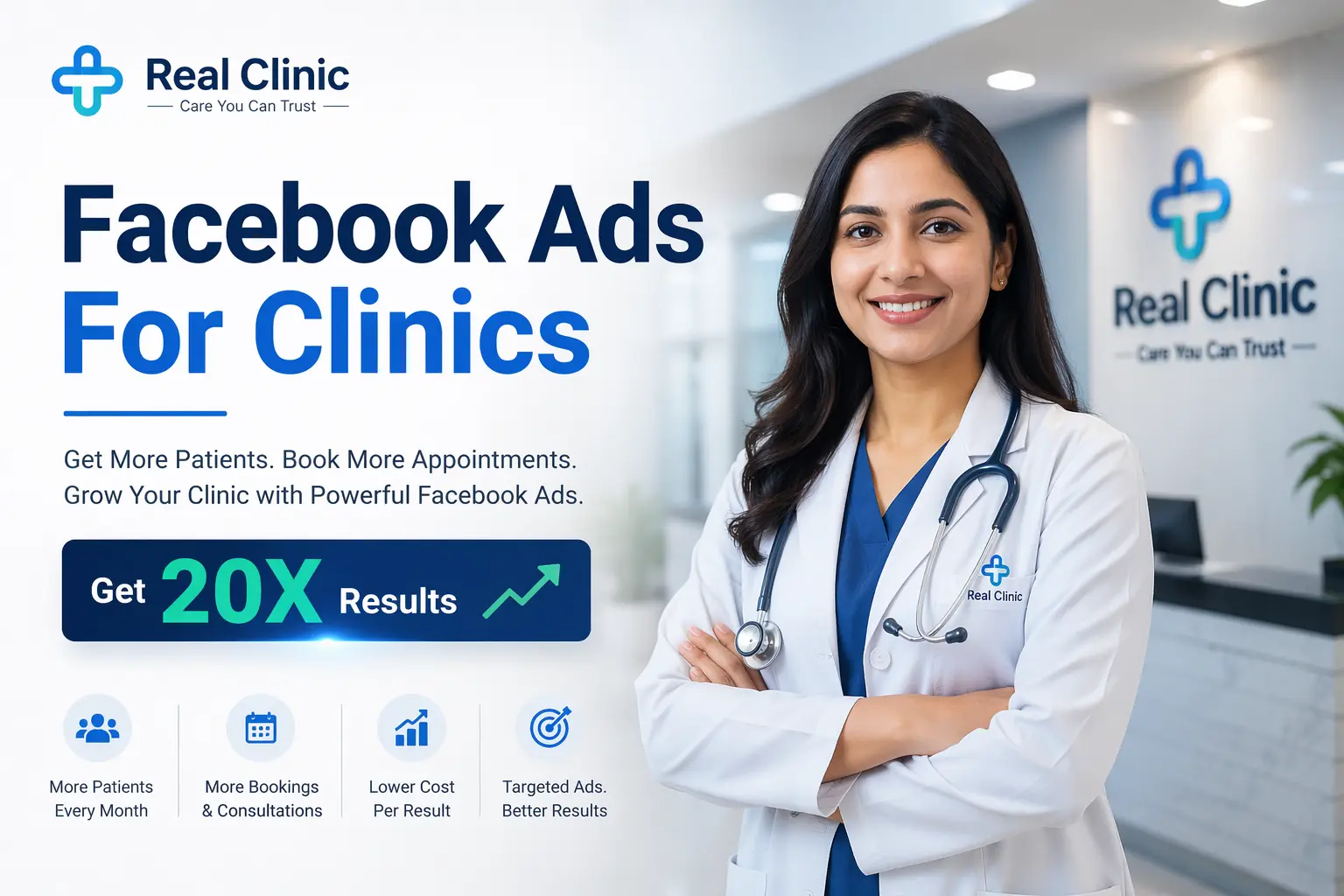 Facebook ads for clinics that bring patients